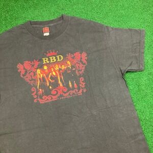 Vintage RBD Rebelde Shirt Mens L 2006 Tour Band Mexican Novela Latino Latinx Tee